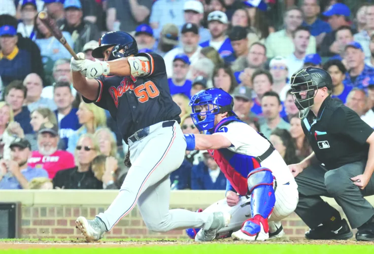Sterling pitching leads Tigers to win at Wrigley